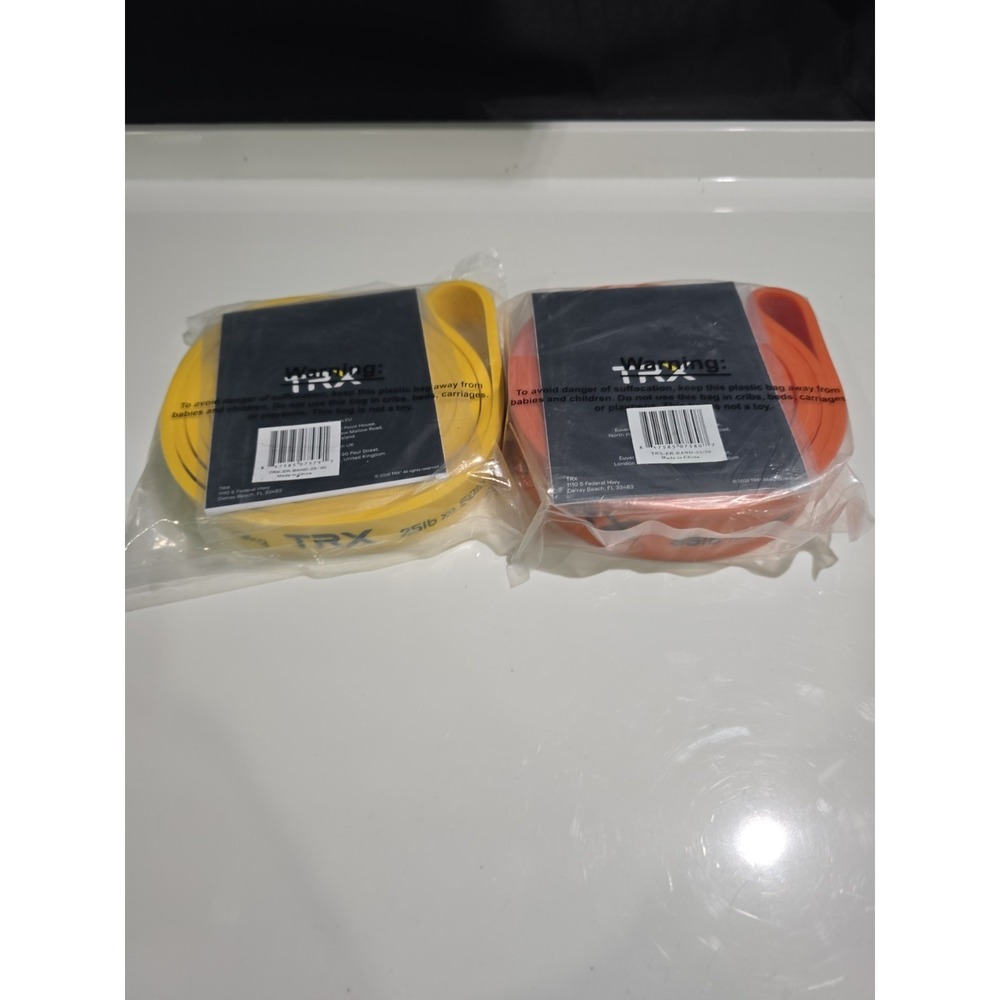 TRX Training Strength Band Set Of 2 for Working Out, FullBody Resistance Bands
